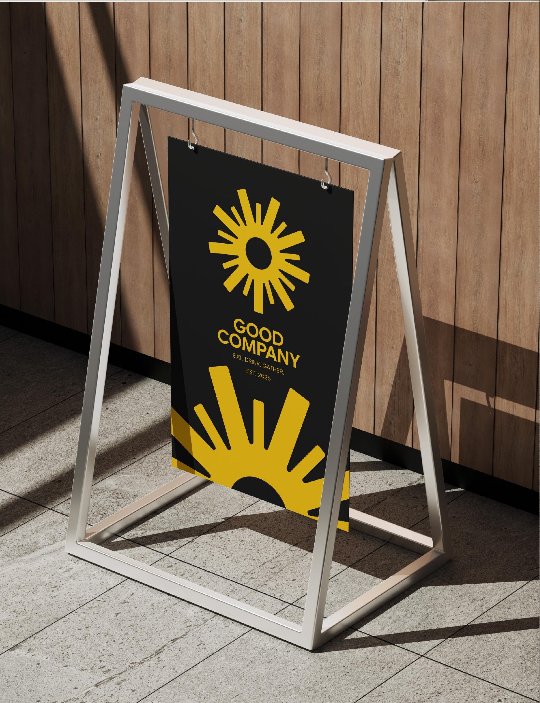 Good Company A-frame sandwich board