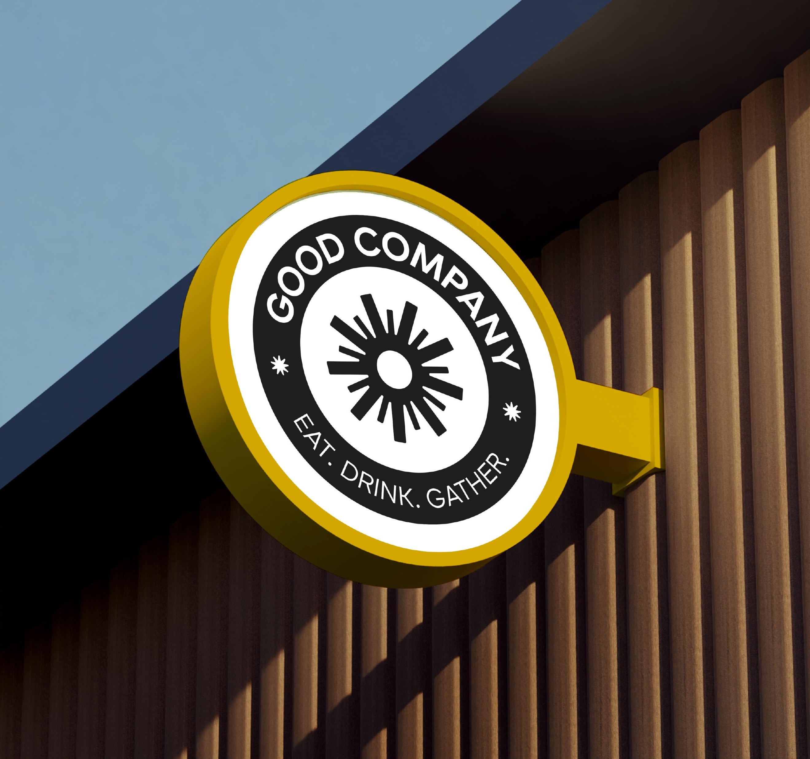 Good Company illuminated blade sign