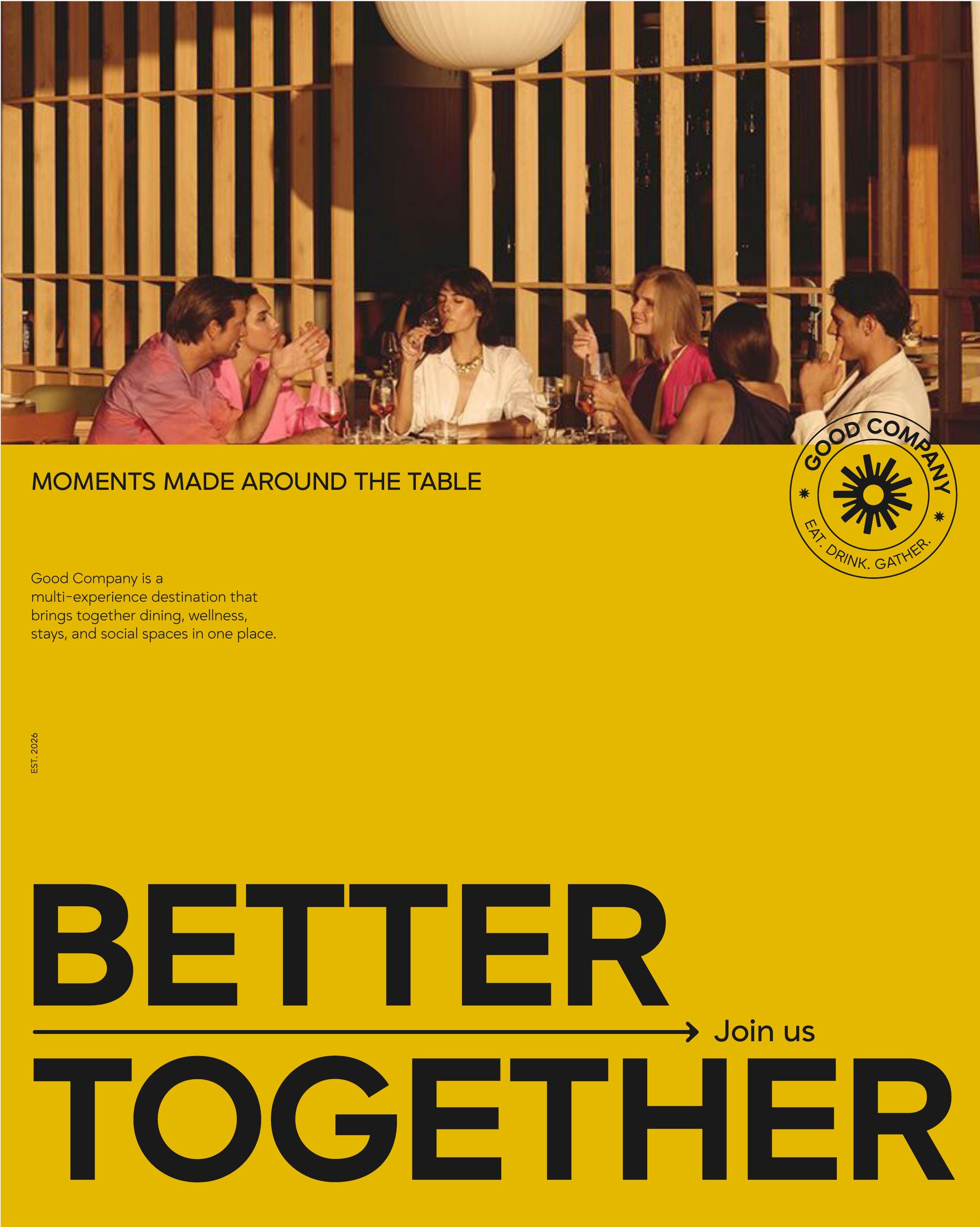 Good Company Better Together social post