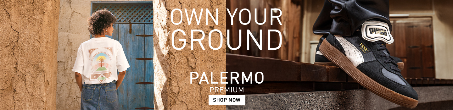 Puma Palermo Own Your Ground desktop banner